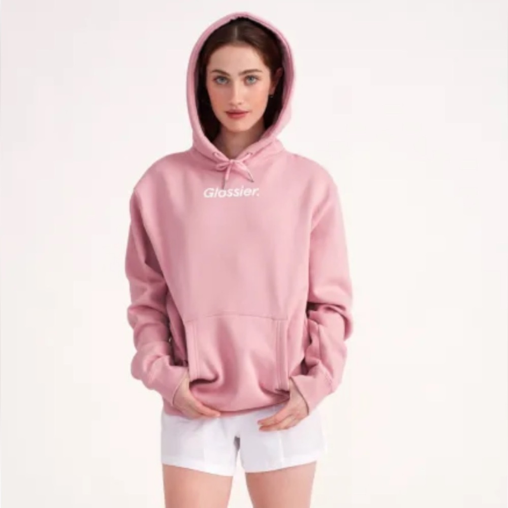 Glossier Pink Hoodie